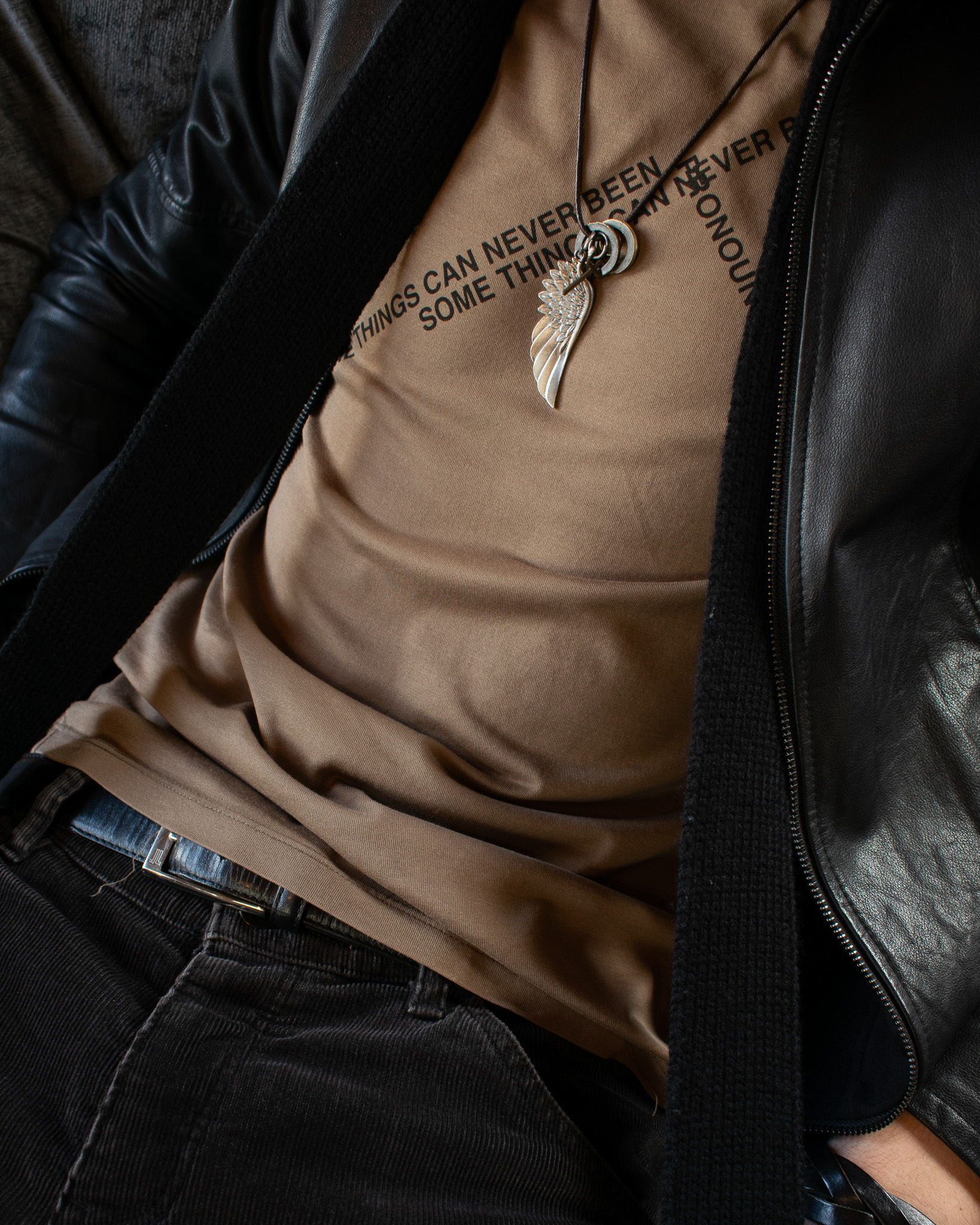 N.HOOLYWOOD SKINNY BLACK SCARF - Image 2