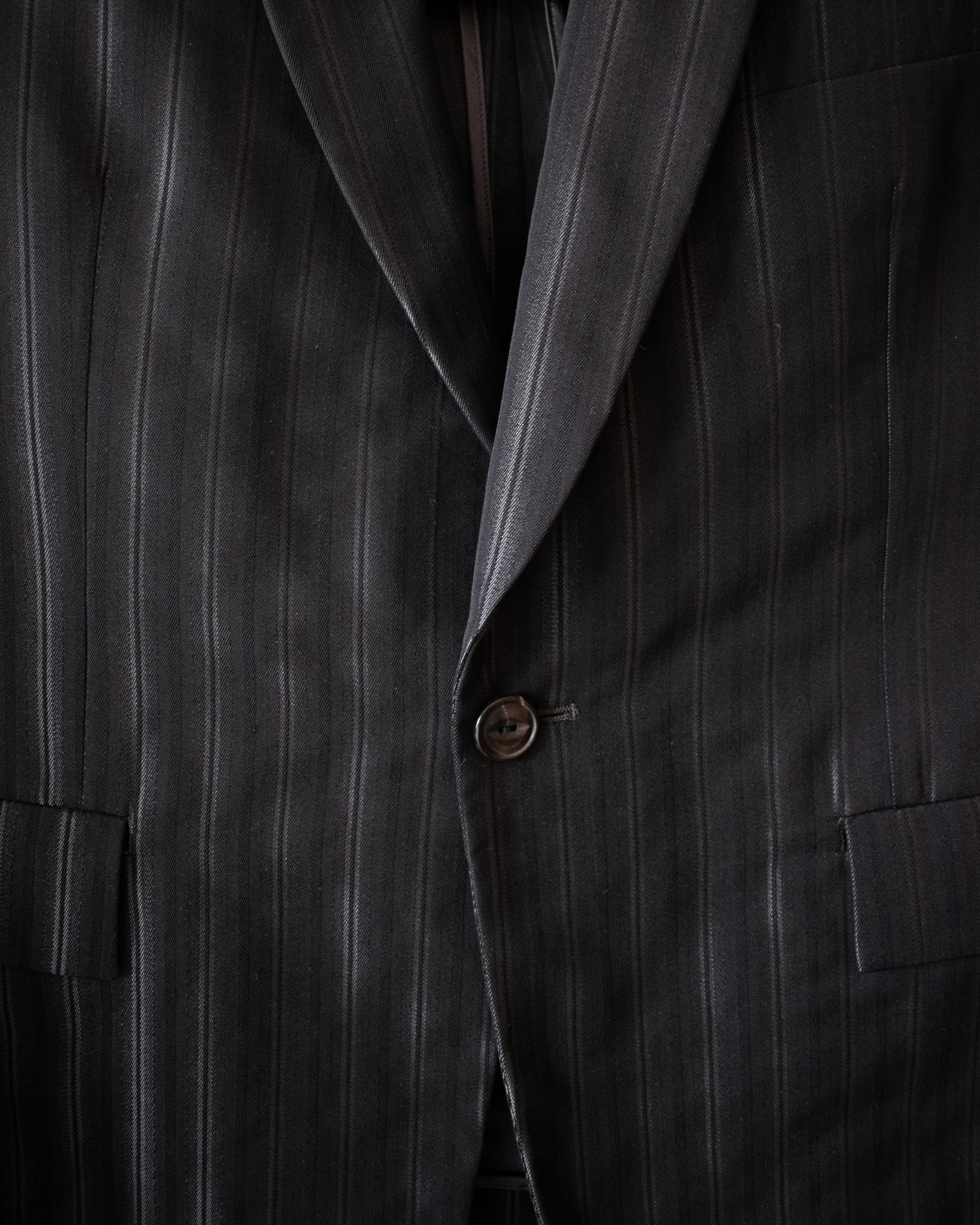 KAZUYUKI KUMAGAI ATTACHMENT BLAZER IN PINSTRIPE - S/M - Image 5