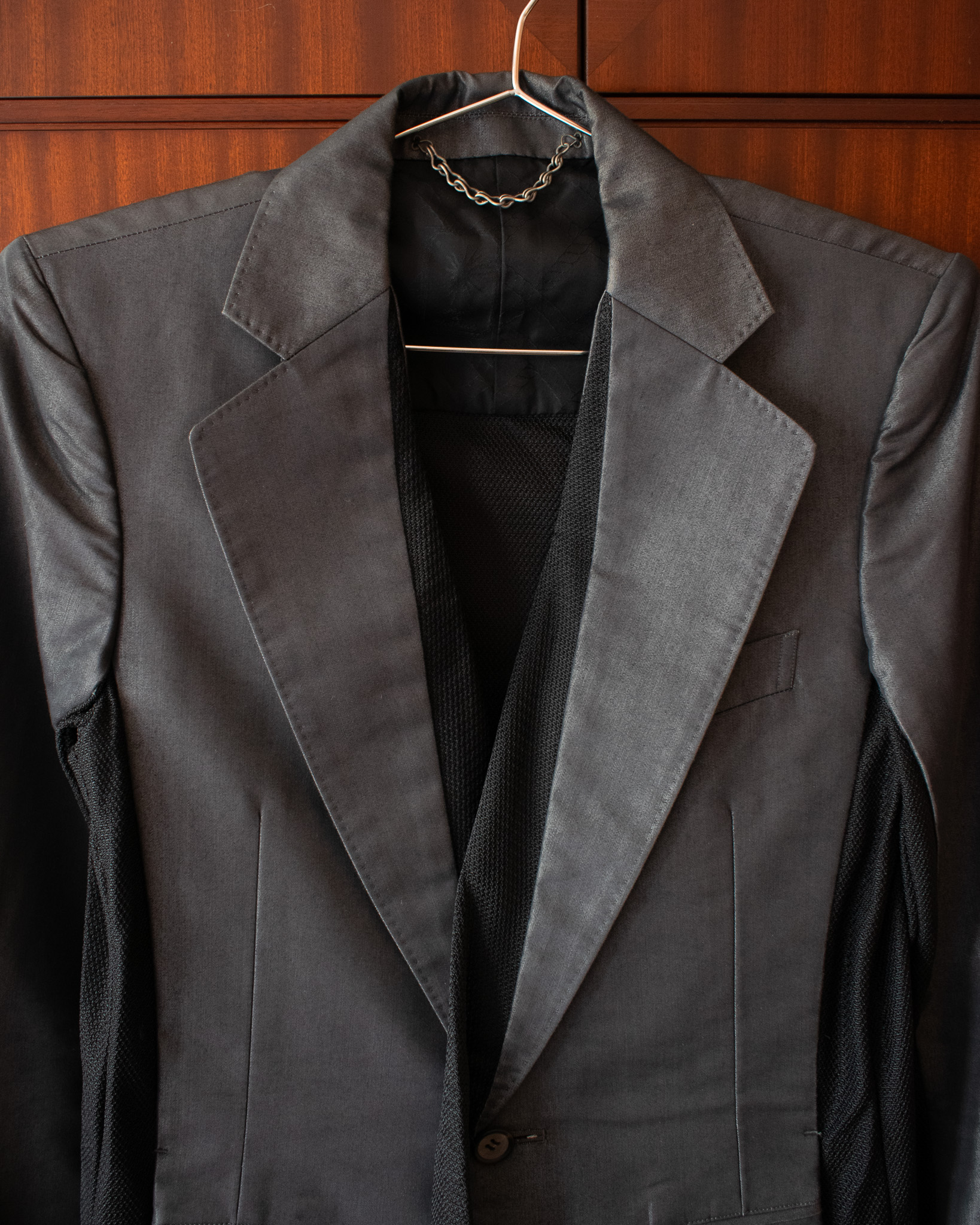 MIHARA YASUHIRO SS08 MESH HYBRID BLAZER - S - Image 5