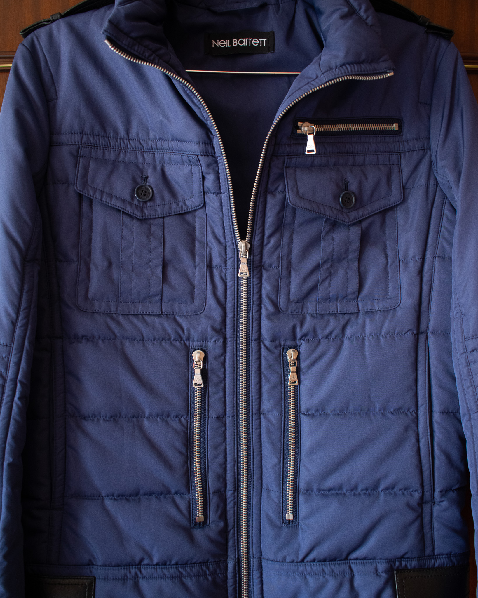 NEIL BARRETT AW08 MILITARY SLIM DOWN JACKET - M - Image 4