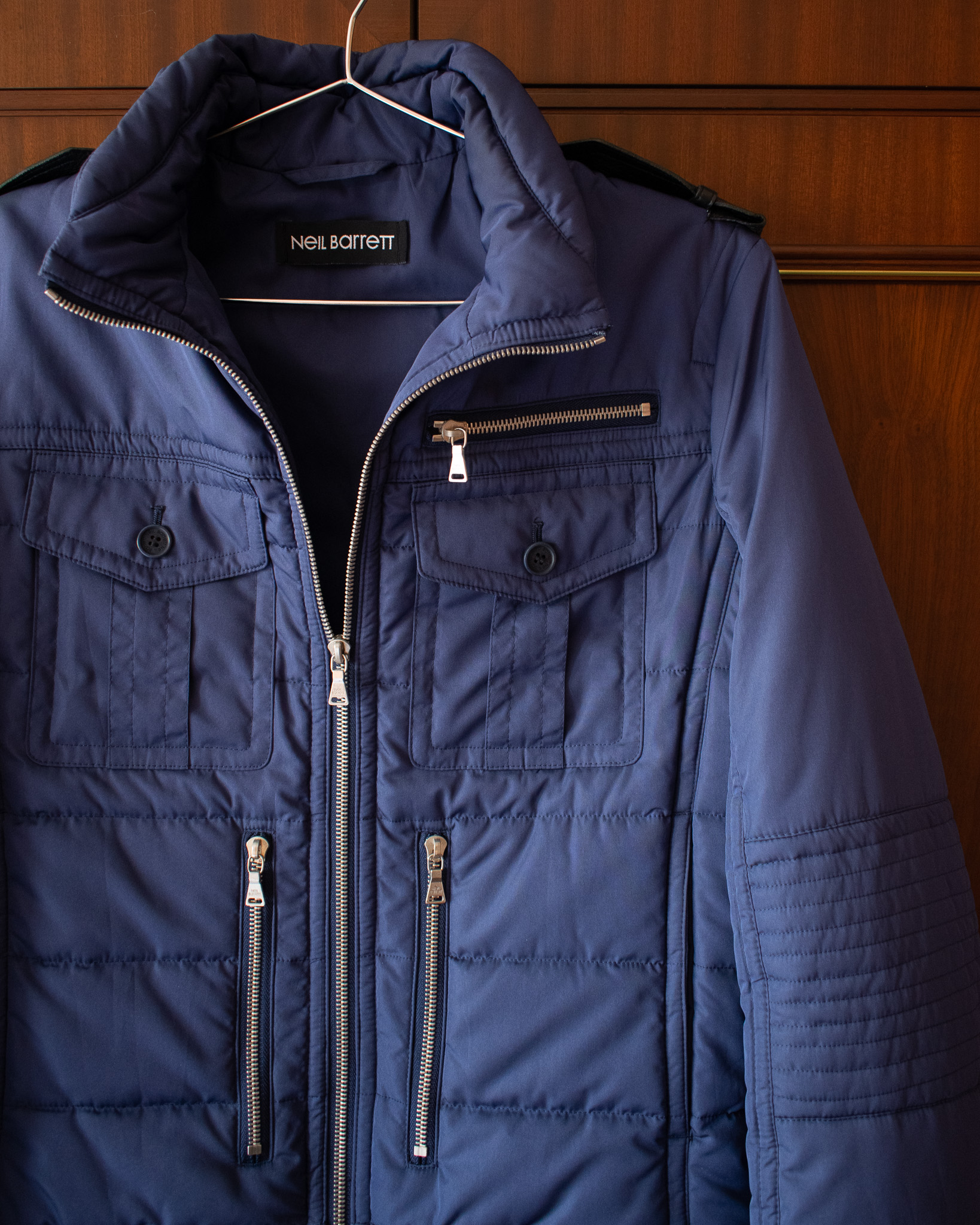 NEIL BARRETT AW08 MILITARY SLIM DOWN JACKET - M - Image 3
