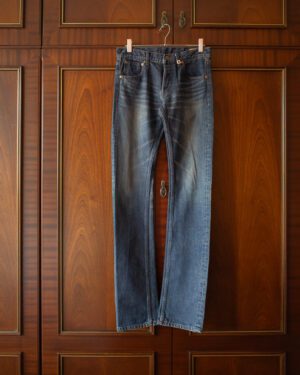 GALAABEND SKINNY JEANS IN SAND FADED FADED BLUE DENIM - 28x34"