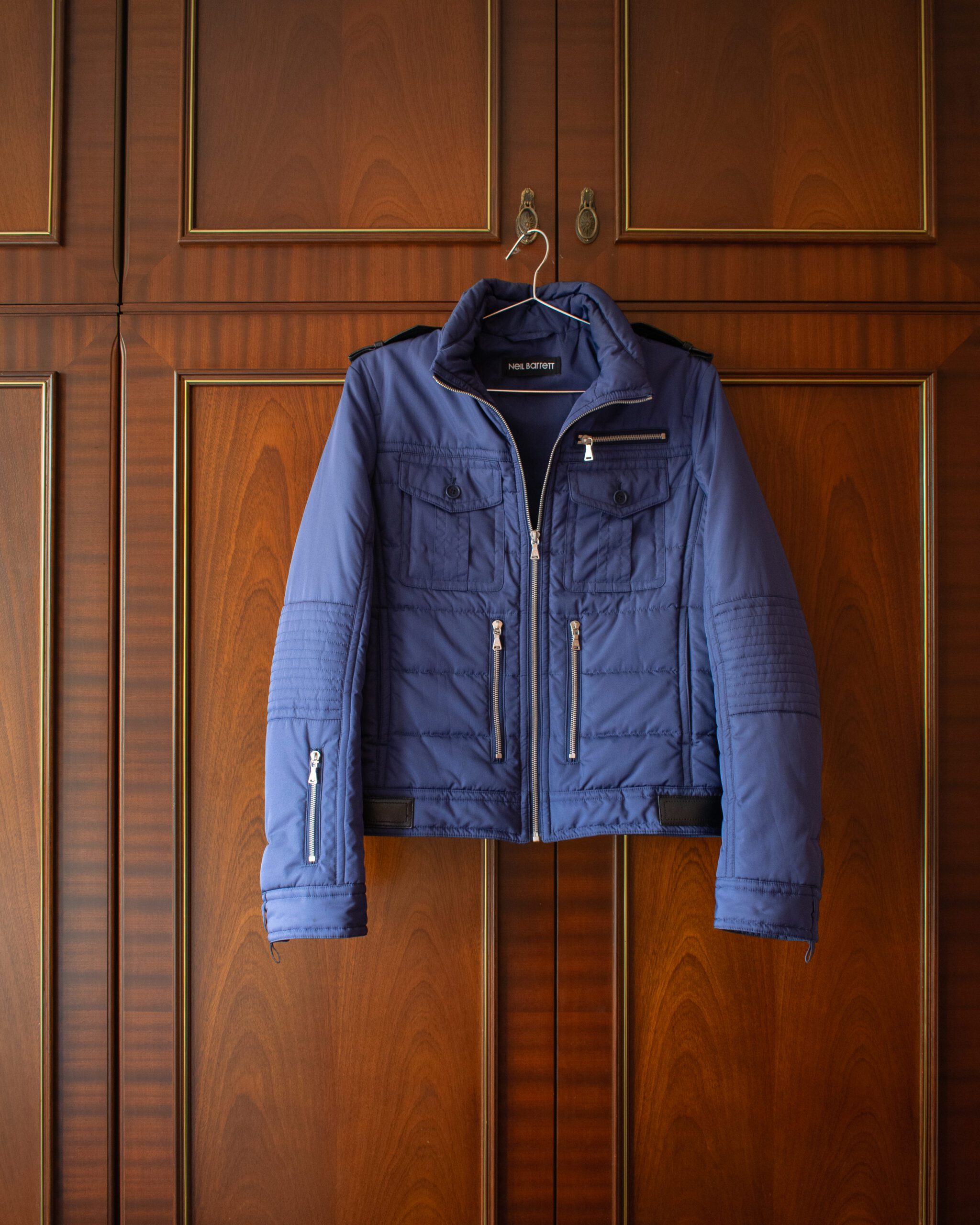 NEIL BARRETT AW08 MILITARY SLIM DOWN JACKET - M