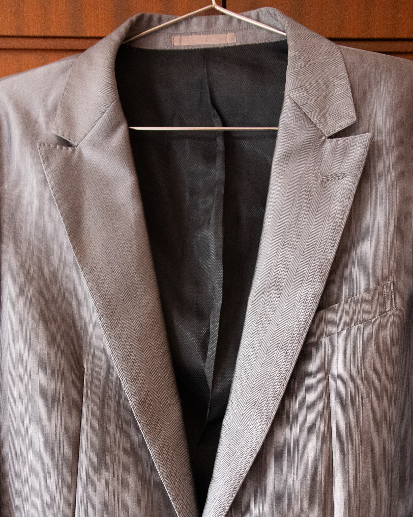 JAPANESE VINTAGE BLAZER IN SONIC SILVER - M - Image 4
