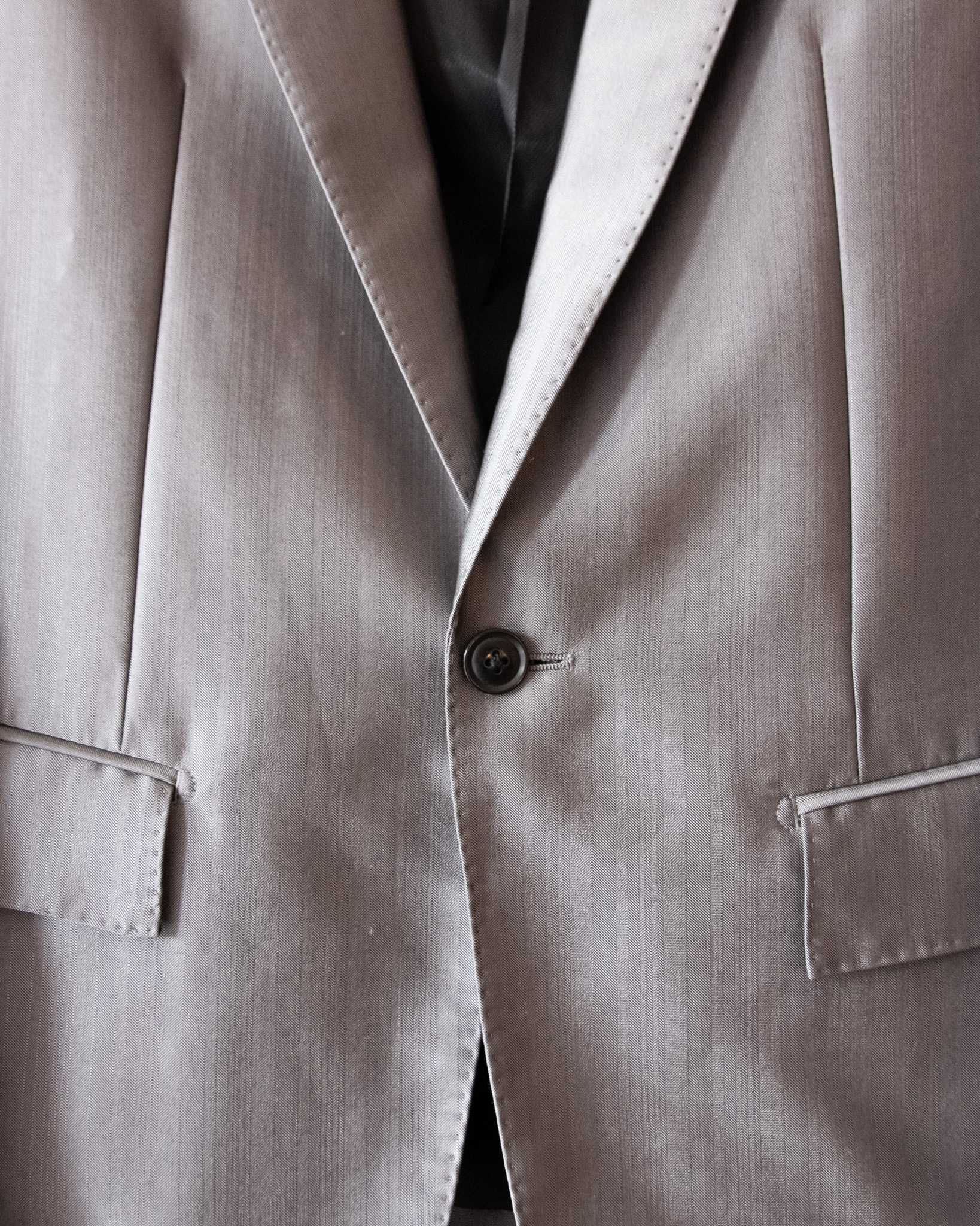 JAPANESE VINTAGE BLAZER IN SONIC SILVER - M - Image 2