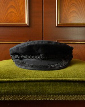 AMERICAN VINTAGE SAILOR CAP IN BLACK