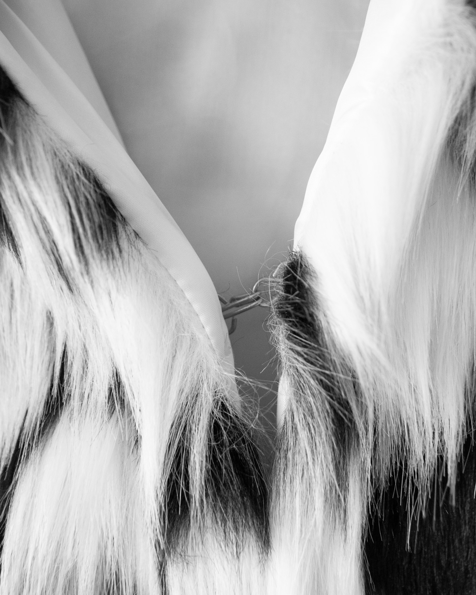 VINTAGE JAPANESE TWO TONE JACKET IN FAUX FUR - WMNS S - Image 4