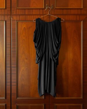 YVES SAINT LAURENT 90S DRESS IN BLACK - UK 8
