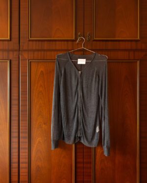 MIHARA YASUHIRO SS07 RAYON KNIT ZIP UP - M