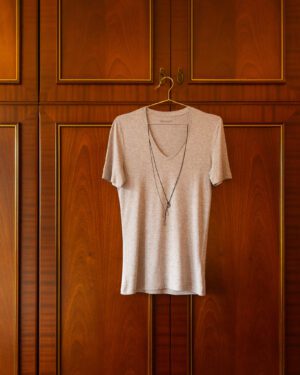 NEIL BARRETT FALSE NECKLACE T-SHIRT - S